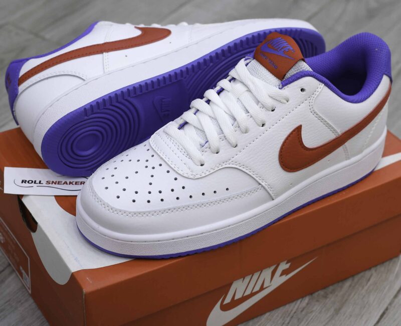 Giày Nike Court Vision Low - White Red Blue Like Auth