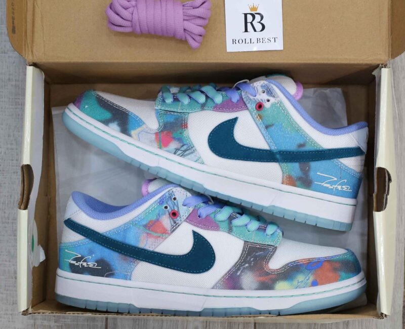 Giày Nike SB Dunk Low Futura Laboratories Bleached Aqua Best Quality