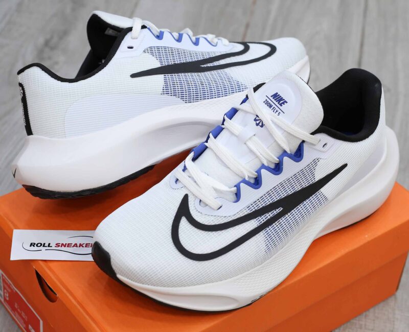 Giày Nike Zoom Fly 5 White Black Old Royal Like Auth