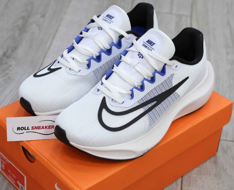 Giày Nike Zoom Fly 5 White Black Old Royal Like Auth