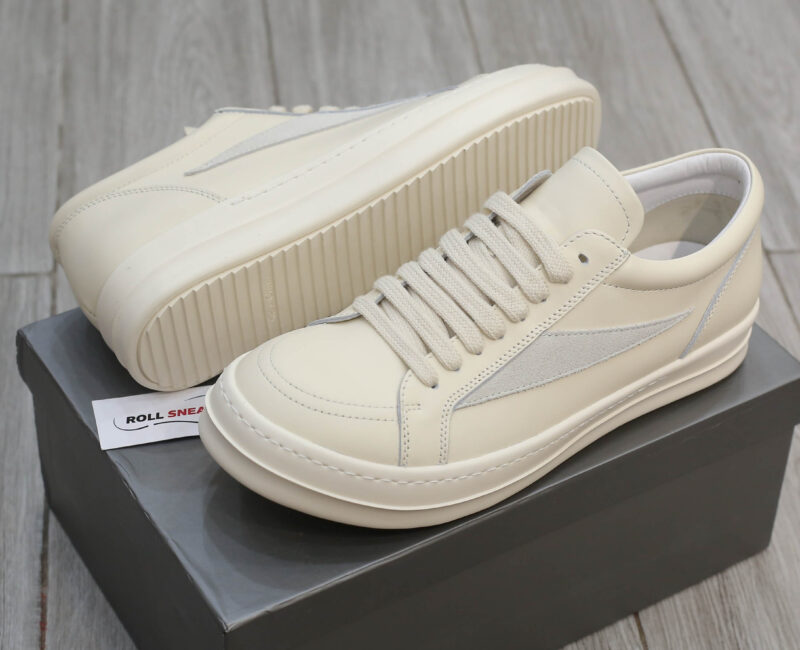 Giày Rick Owens Lido Vintage Sneaker 'Milk' Like Auth