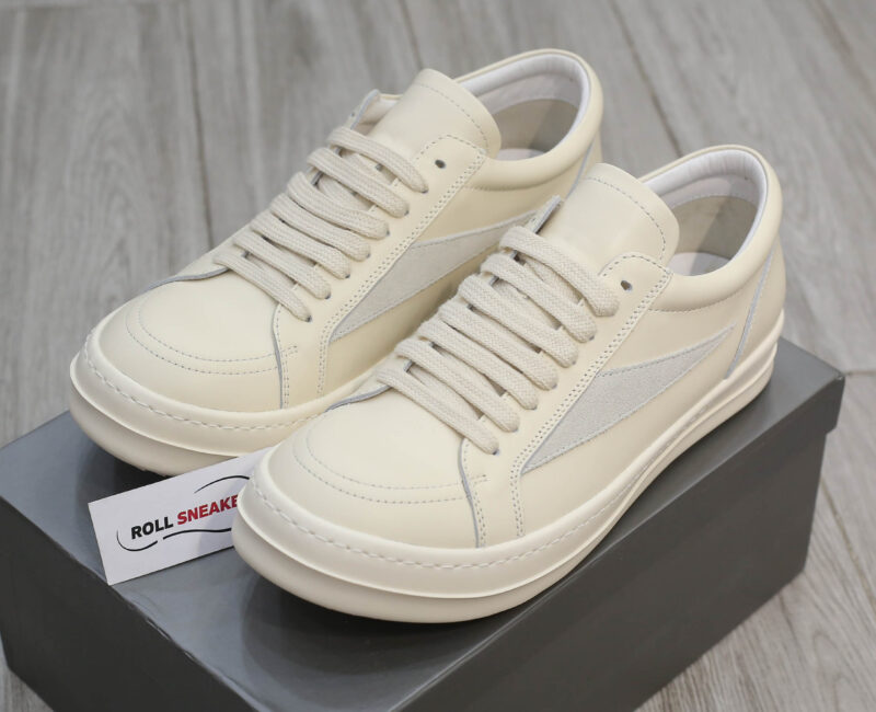 Giày Rick Owens Lido Vintage Sneaker 'Milk' Like Auth