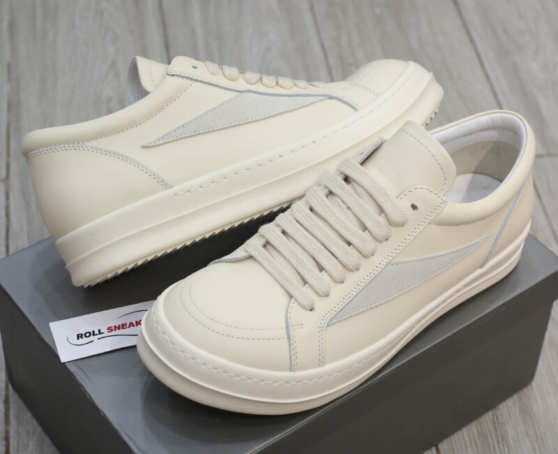 Giày Rick Owens Lido Vintage Sneaker 'Milk' Like Auth