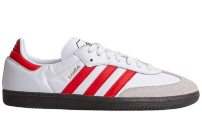 Giày Adidas Samba x Club Atlético River Plate White Red Like Auth