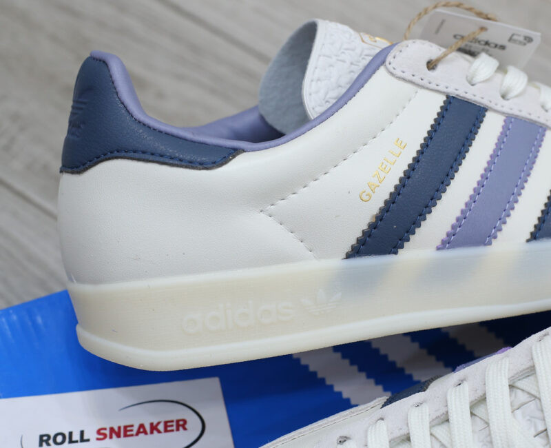 Giày Adidas Originals Gazelle Indoor White Navy Like Auth