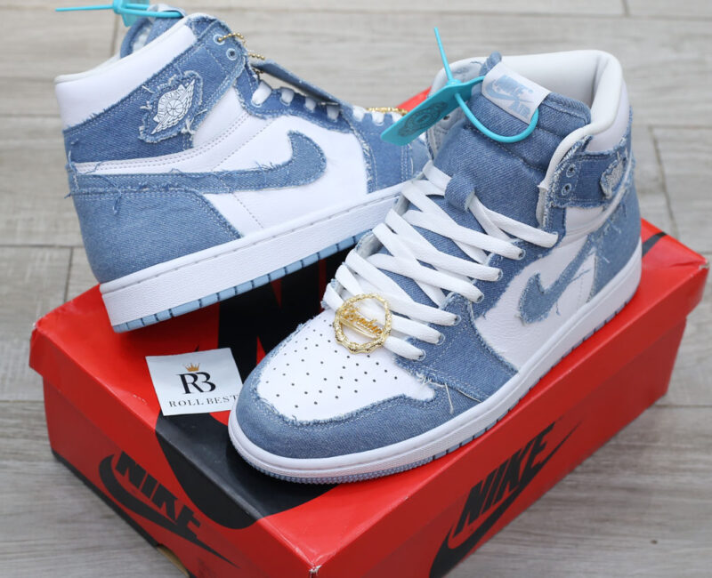 Giày Air Jordan 1 Retro High OG Denim (Women’s) Real