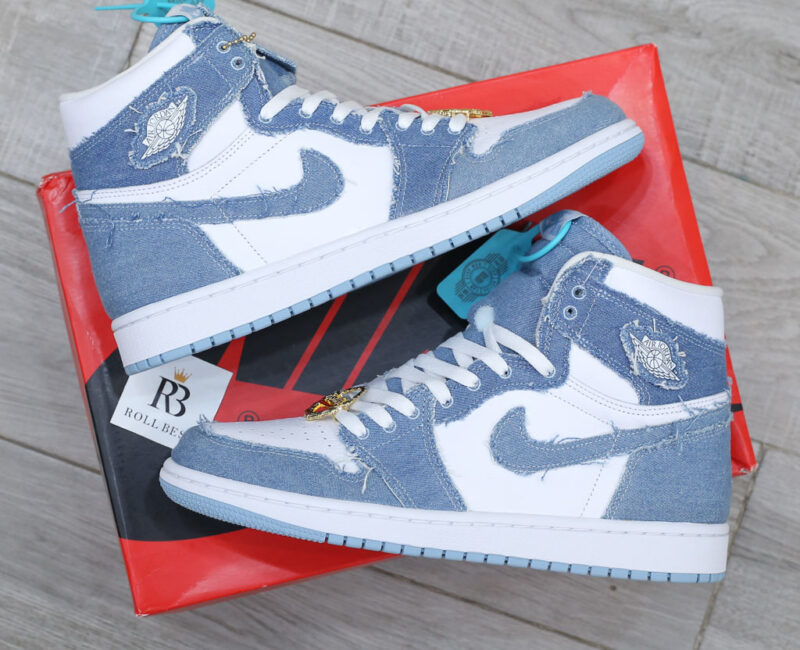 Giày Air Jordan 1 Retro High OG Denim (Women’s) Real