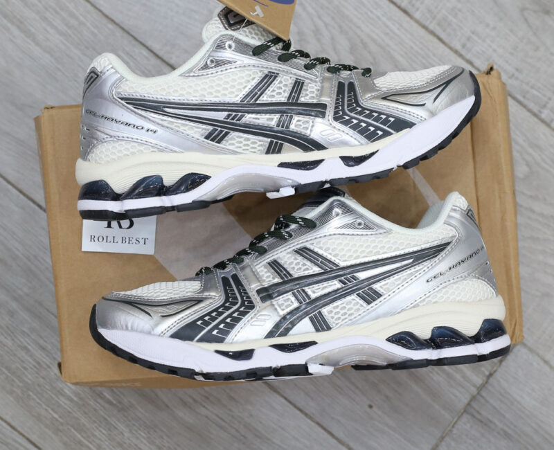 Giày Asics x Kith Gel-Kayano 14 Cream Scarab Best Quality