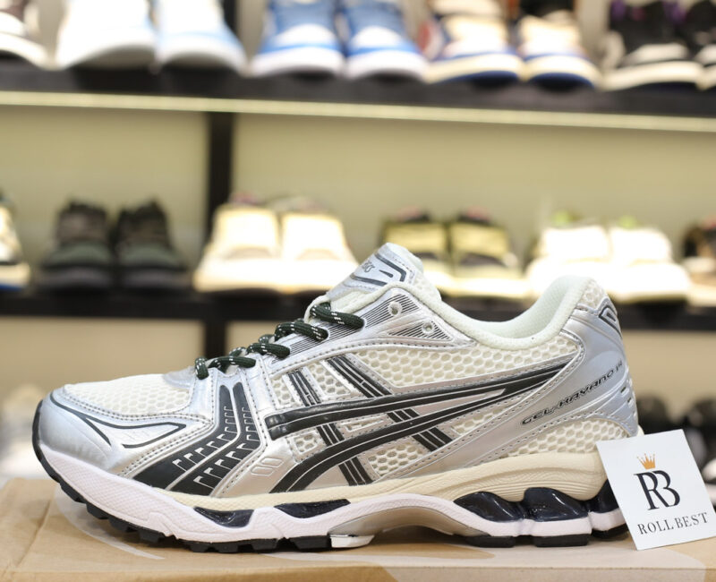 Giày Asics x Kith Gel-Kayano 14 Cream Scarab Best Quality