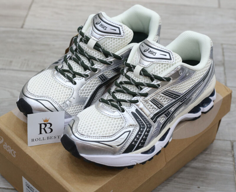 Giày Asics x Kith Gel-Kayano 14 Cream Scarab Best Quality