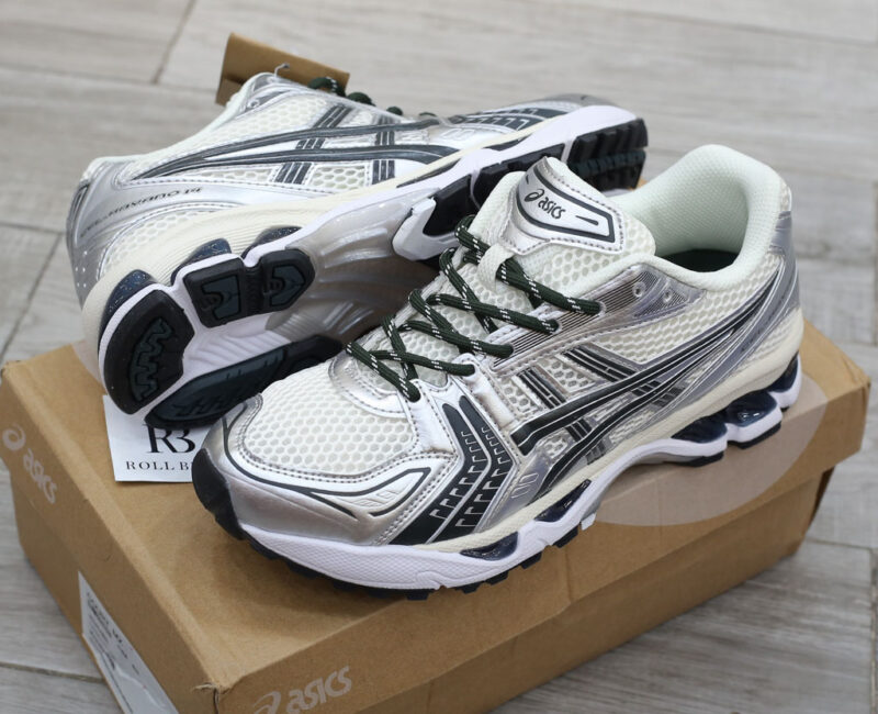 Giày Asics x Kith Gel-Kayano 14 Cream Scarab Best Quality