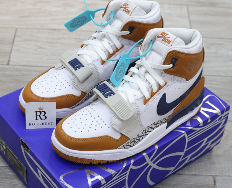 Giày Just Don x Jordan Legacy 312 Medicine Ball Real