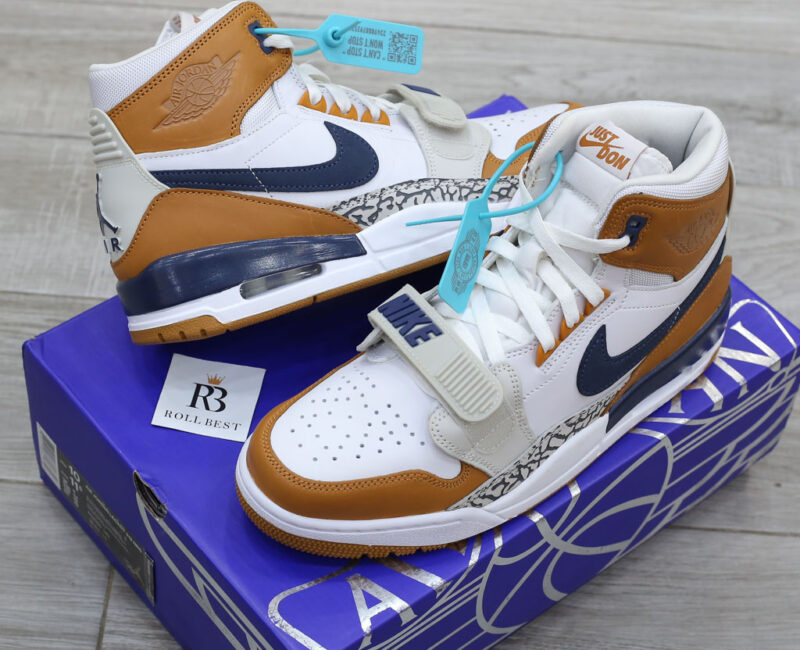 Giày Just Don x Jordan Legacy 312 Medicine Ball Real