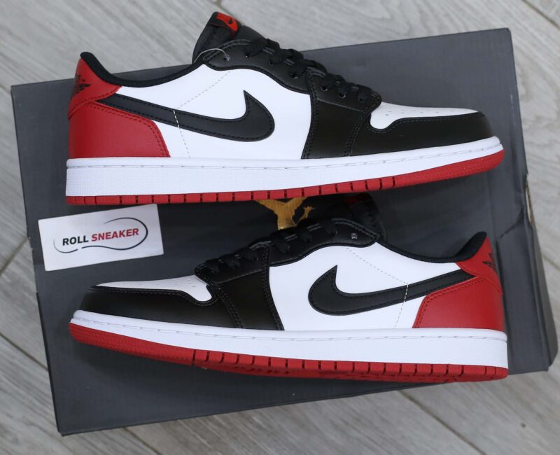 Giày Nike Air Jordan 1 Low OG ‘Black Toe’ Like Auth