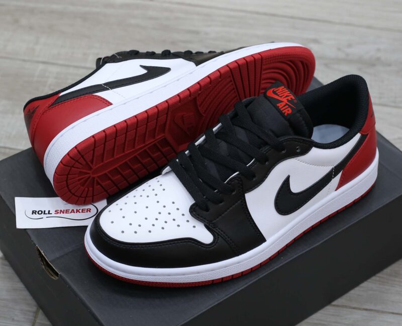 Giày Nike Air Jordan 1 Low OG ‘Black Toe’ Like Auth