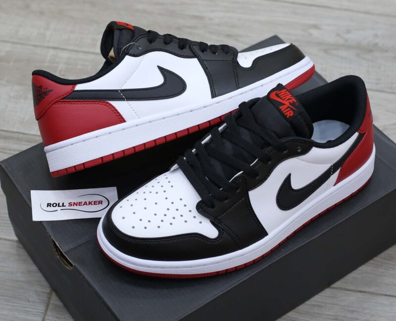 Giày Nike Air Jordan 1 Low OG ‘Black Toe’ Like Auth