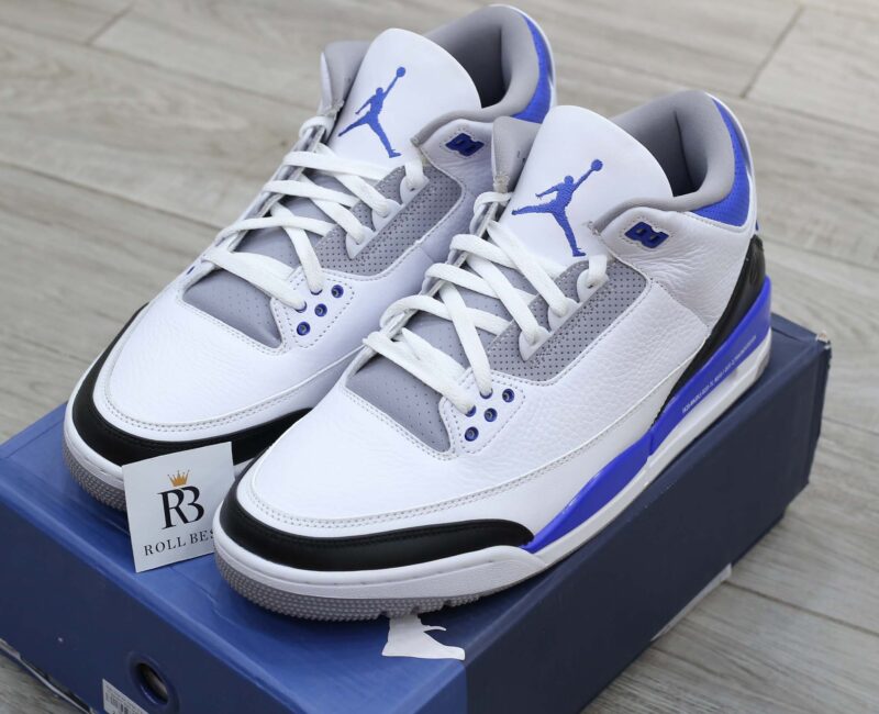 Giày Nike Air Jordan 3 Retro Racer Blue Best Quality