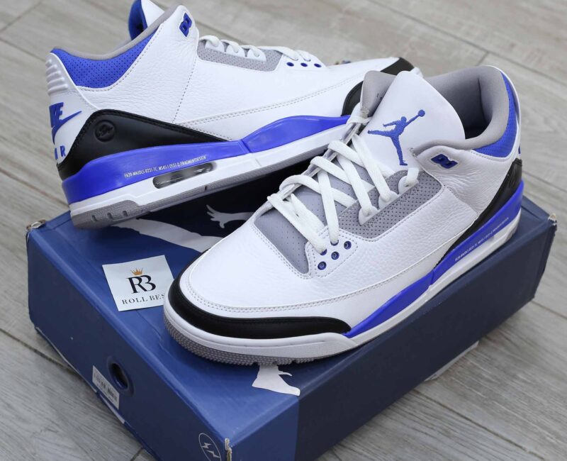 Giày Nike Air Jordan 3 Retro Racer Blue Best Quality