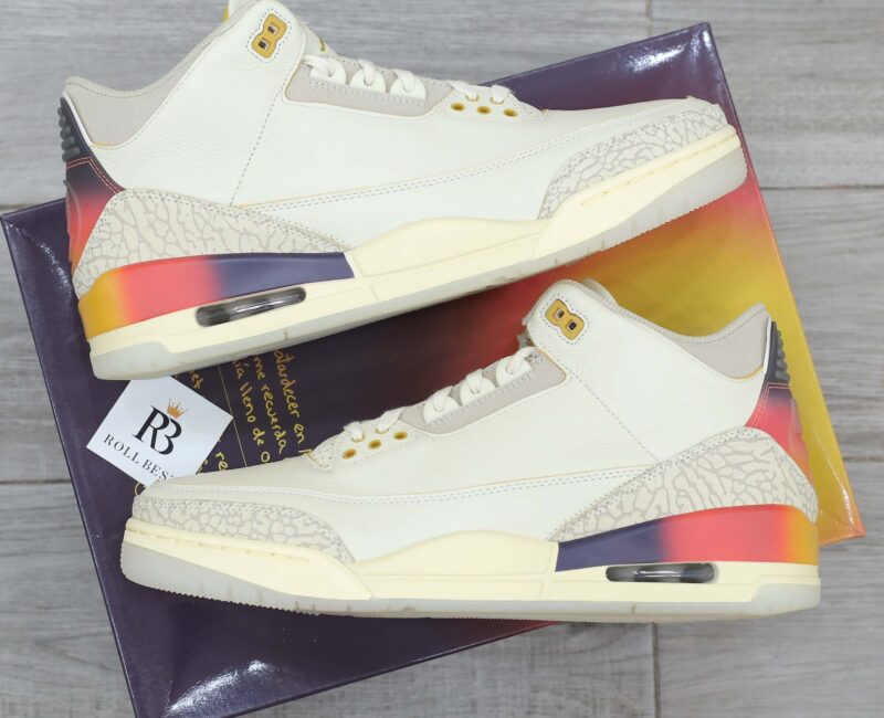 Giày Nike Air Jordan 3 x J Balvin ‘Medellín Sunset’ Best Quality