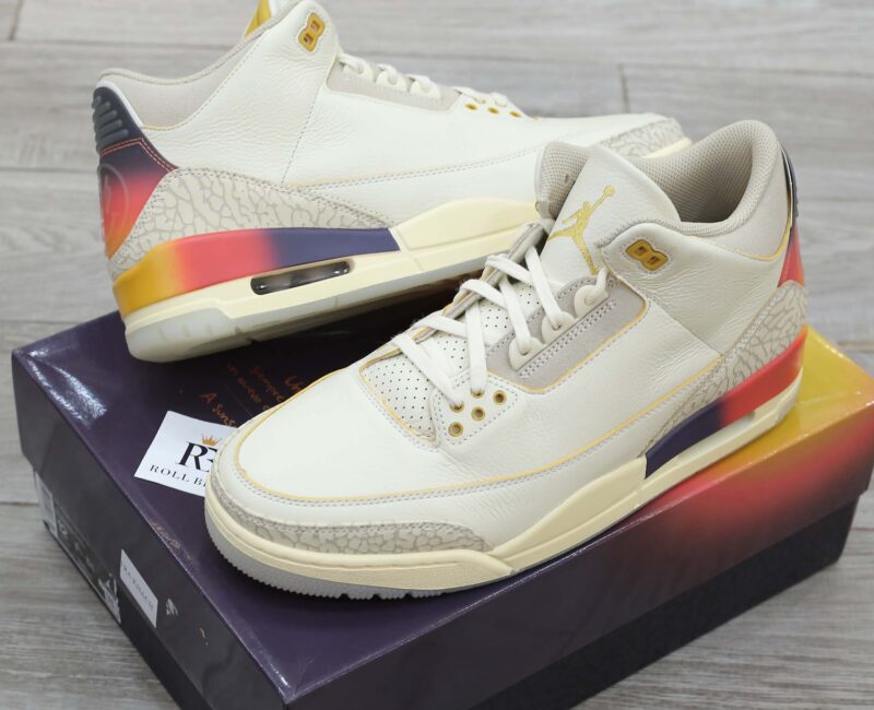 Giày Nike Air Jordan 3 x J Balvin ‘Medellín Sunset’ Best Quality