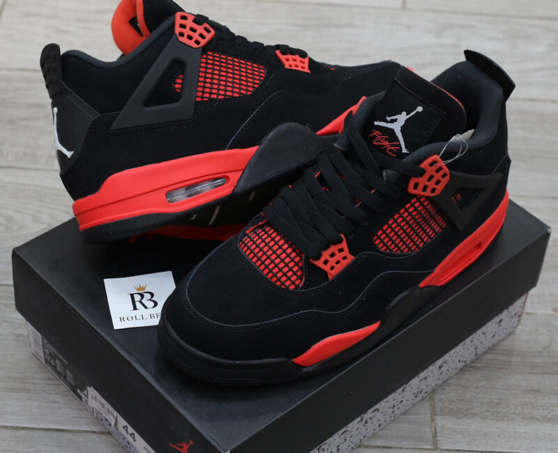 Giày Nike Air Jordan 4 ‘Red Thunder’ Best Quality