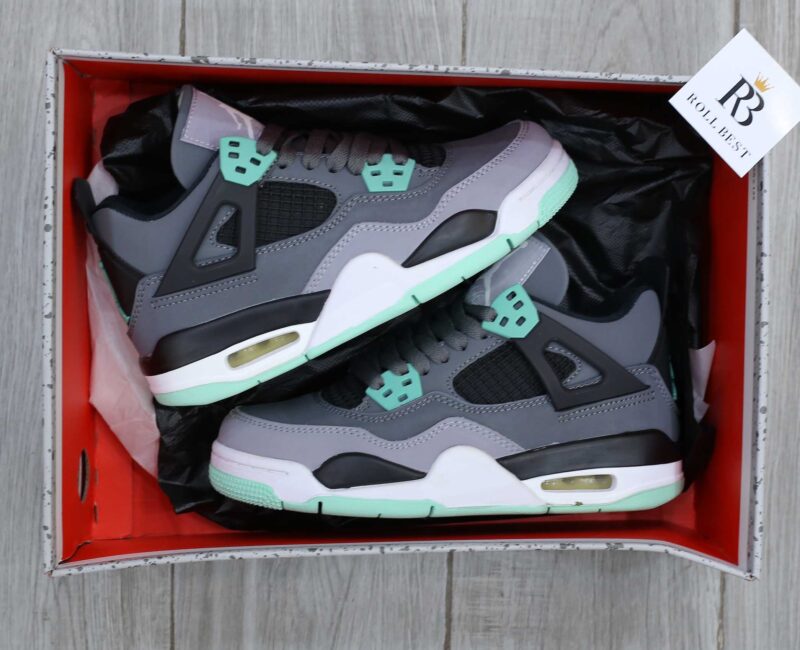 Giày Nike Air Jordan 4 Retro Green Glow Best Quality