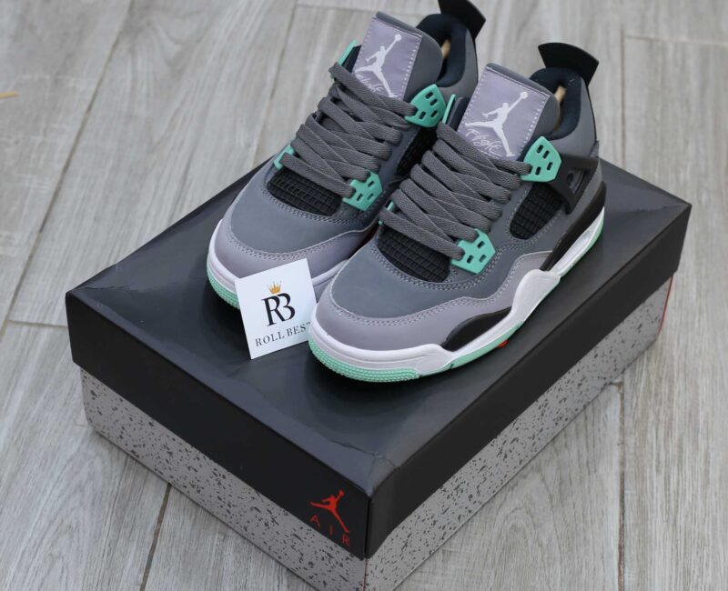 Giày Nike Air Jordan 4 Retro Green Glow Best Quality