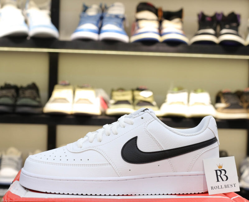 Giày Nike Court Vision Low Next Nature ‘White Black’ Best Quality