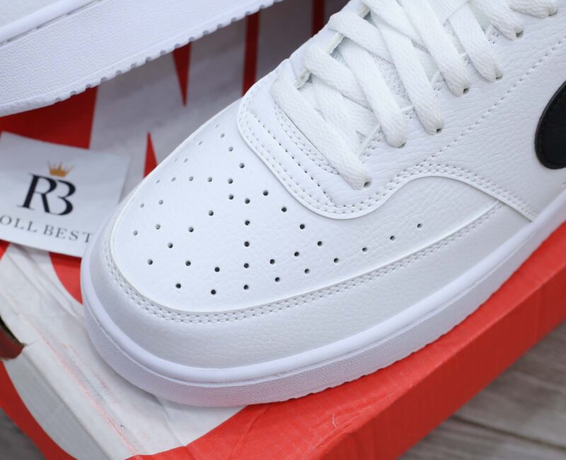 Giày Nike Court Vision Low Next Nature ‘White Black’ Best Quality