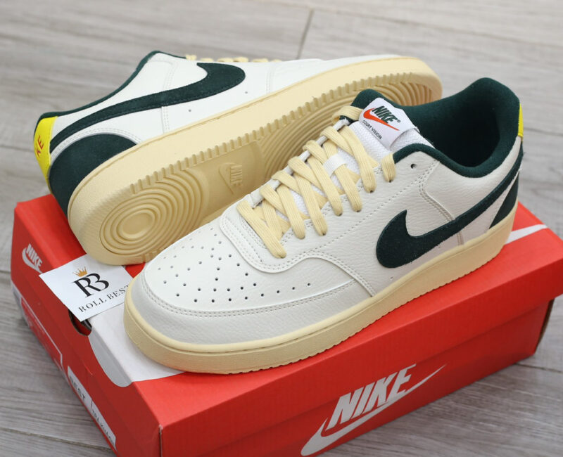 Giày Nike Court Vision Low Sail Pro Green Opti Yellow Best Quality