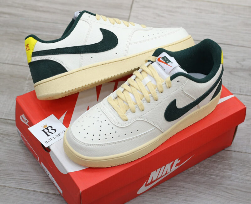 Giày Nike Court Vision Low Sail Pro Green Opti Yellow Best Quality