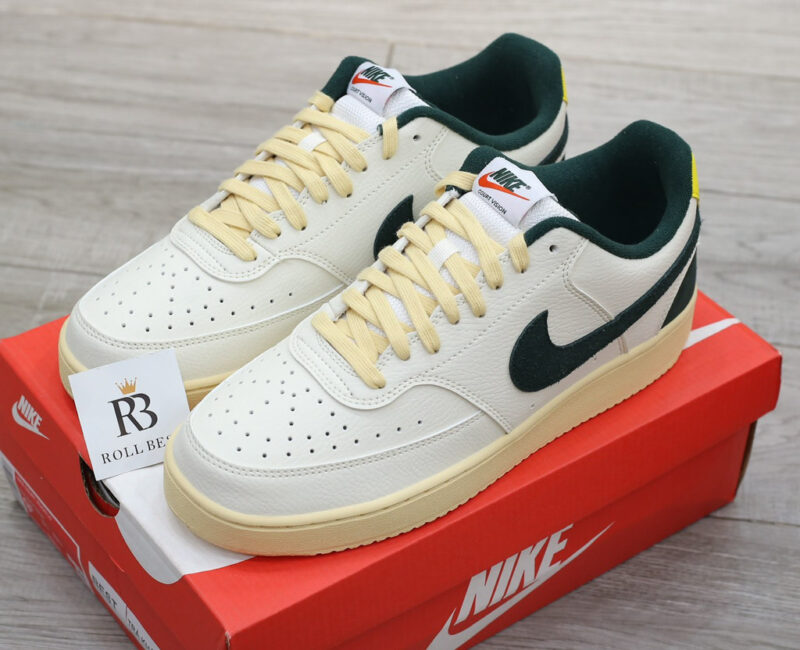 Giày Nike Court Vision Low Sail Pro Green Opti Yellow Best Quality