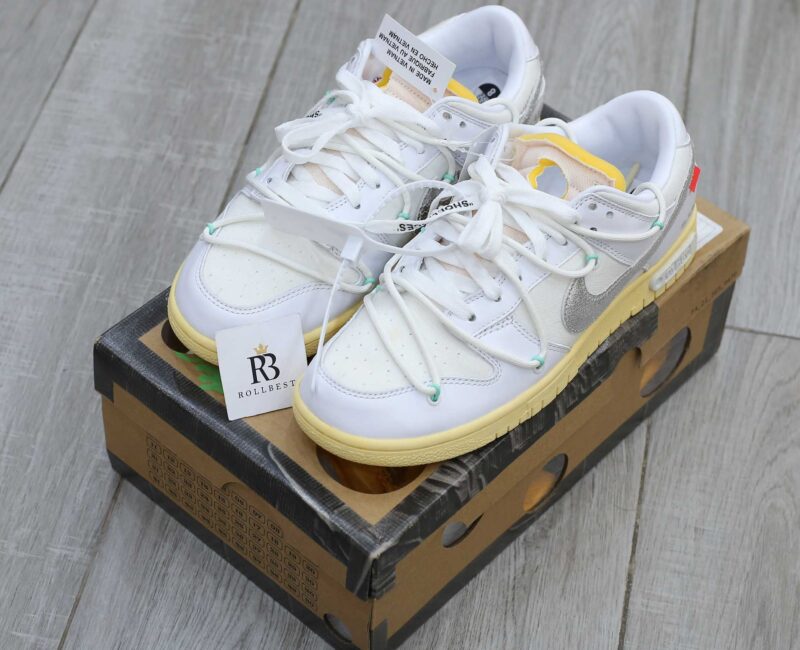 Giày Nike Off-White x Dunk Low ‘Lot 01 Of 50’ Best Quality