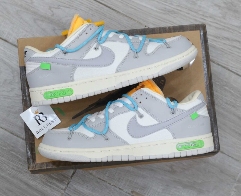 Giày Nike Off-White x Dunk Low ‘Lot 02 Of 50’ Best Quality