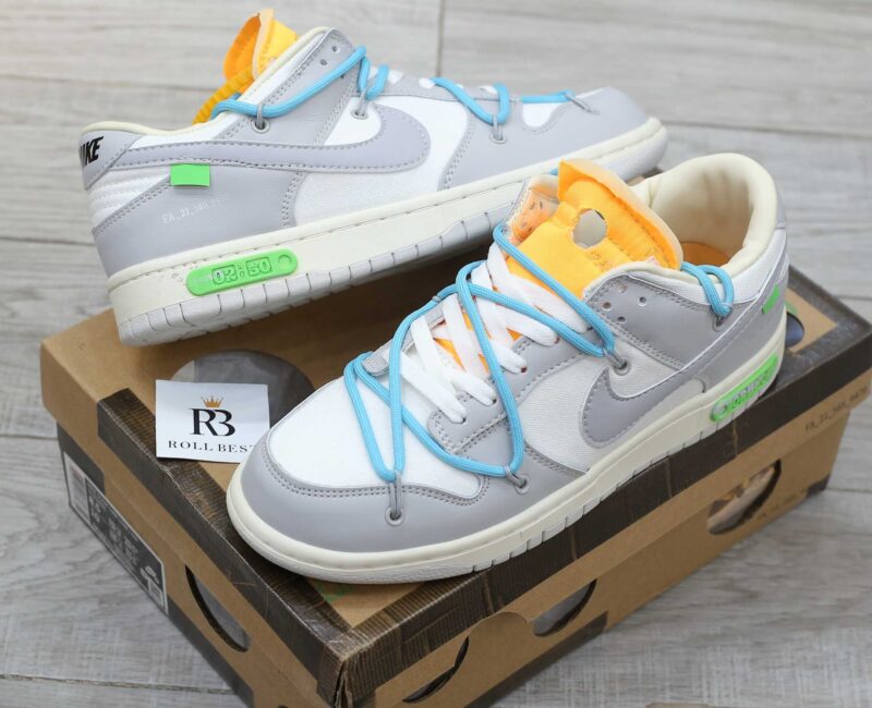 Giày Nike Off-White x Dunk Low ‘Lot 02 Of 50’ Best Quality