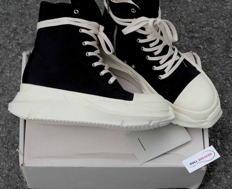 Giày Rick Owens drkshdw High-Top Abstract Ramones Best Quality