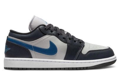 Giày Wmns Air Jordan 1 Low Anthracite Industrial Blue