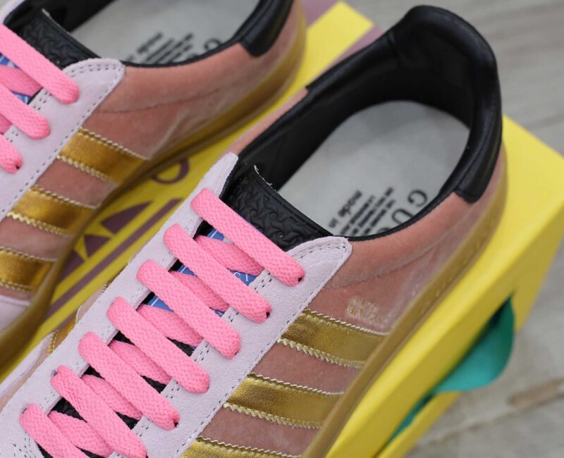 Giày Adidas x Gucci Gazelle Pink Velvet