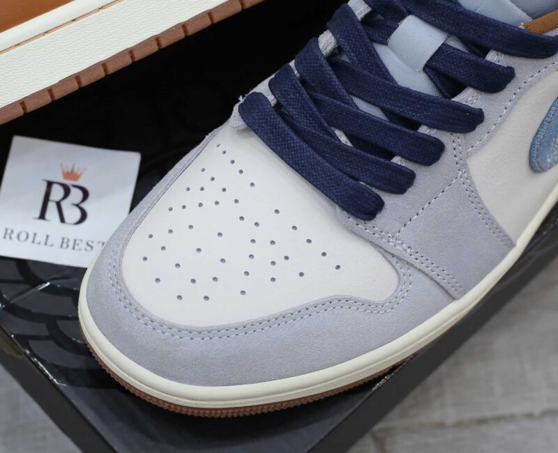 Giày Air Jordan 1 Low Se Repaired Denim Swoosh Best Quality