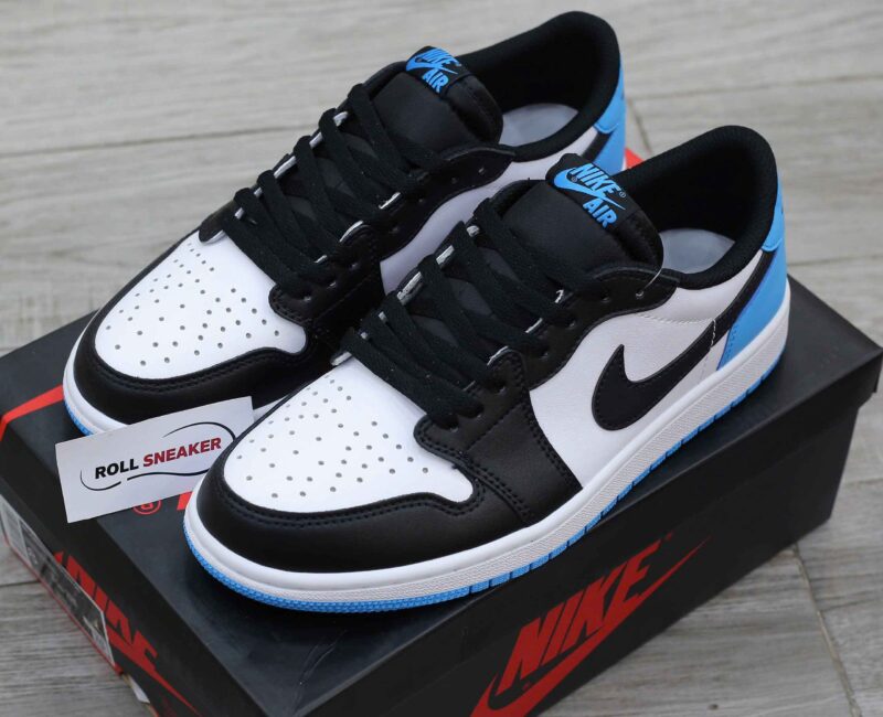 Giày Air Jordan 1 Retro Low OG – Black Dark Powder Blue Like Auth