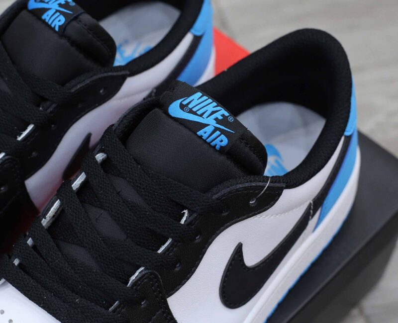 Giày Air Jordan 1 Retro Low OG – Black Dark Powder Blue Like Auth