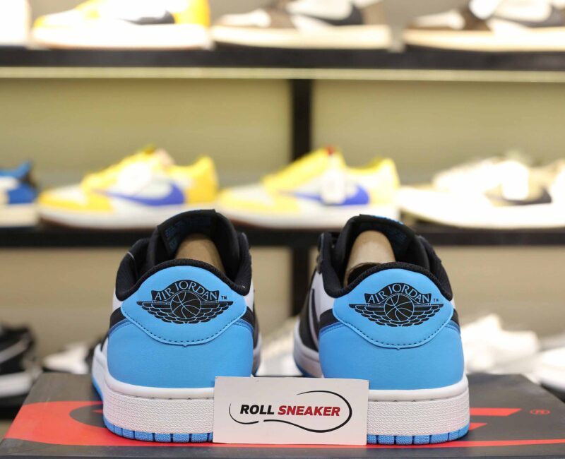 Giày Air Jordan 1 Retro Low OG – Black Dark Powder Blue Like Auth