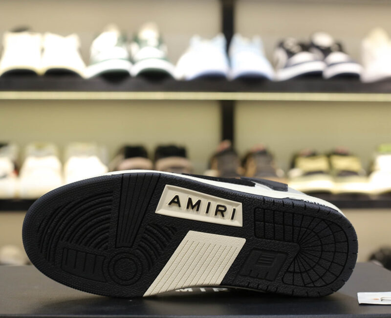 Giày Amiri Skel Low Top White Light Grey Black Best Quality