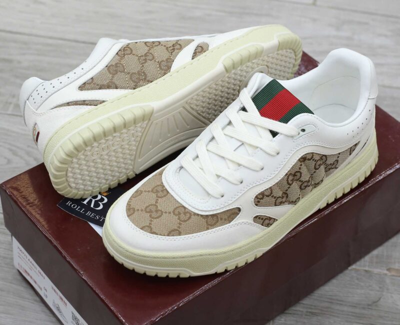 Giày Gucci Re-web Trainer 'White' Sneaker