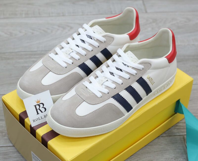 Giày Gucci x Adidas Women’s Gazelle ‘White’ Best Quality