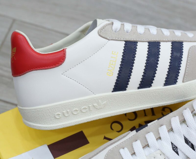 Giày Gucci x Adidas Women’s Gazelle ‘White’ Best Quality