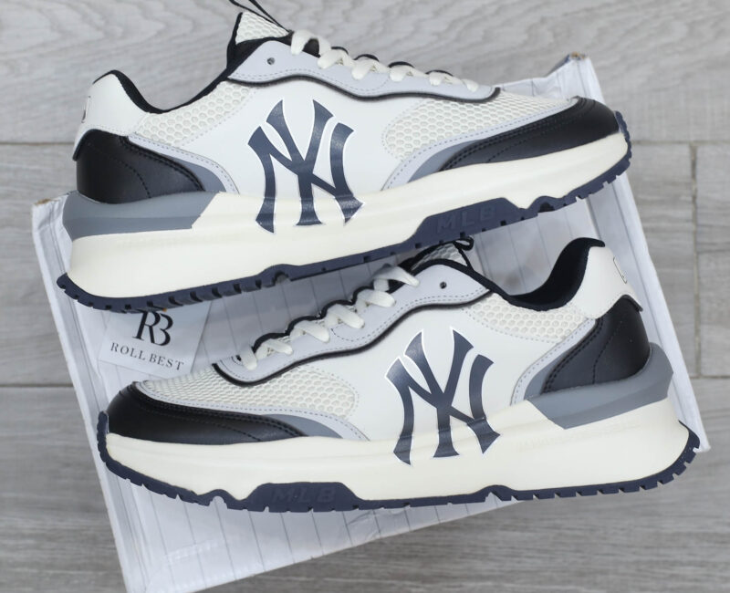 Giày MLB Chunky Runner NY ‘Black White’ Beat Quality