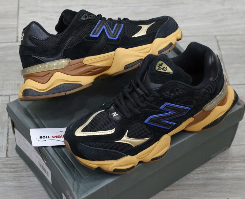 Giày New Balance 9060 'Black Royal Gum Men Like Auth