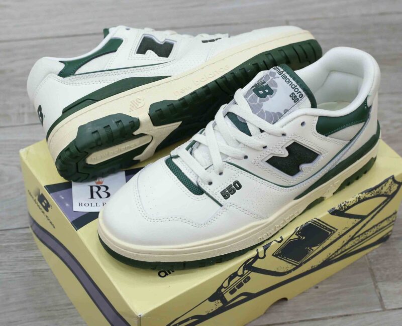 Giày New Balance Aimé Leon Dore x 550 Evergreen Best Quality