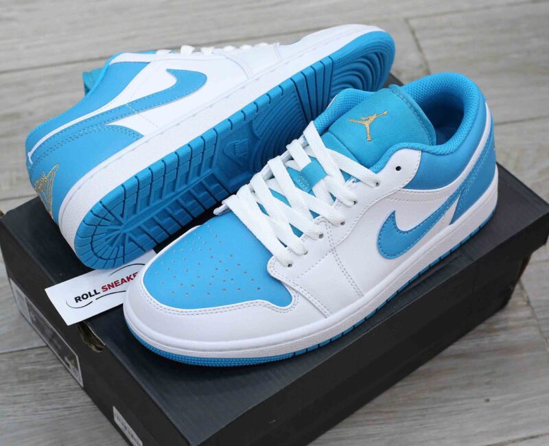 Giày Nike Air Jordan 1 Low Aquatone Like Auth